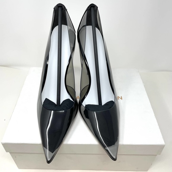 Good American Cinder-F*CKING-RELLA Pump In Light Smoke Size 12 New - Picture 9 of 15